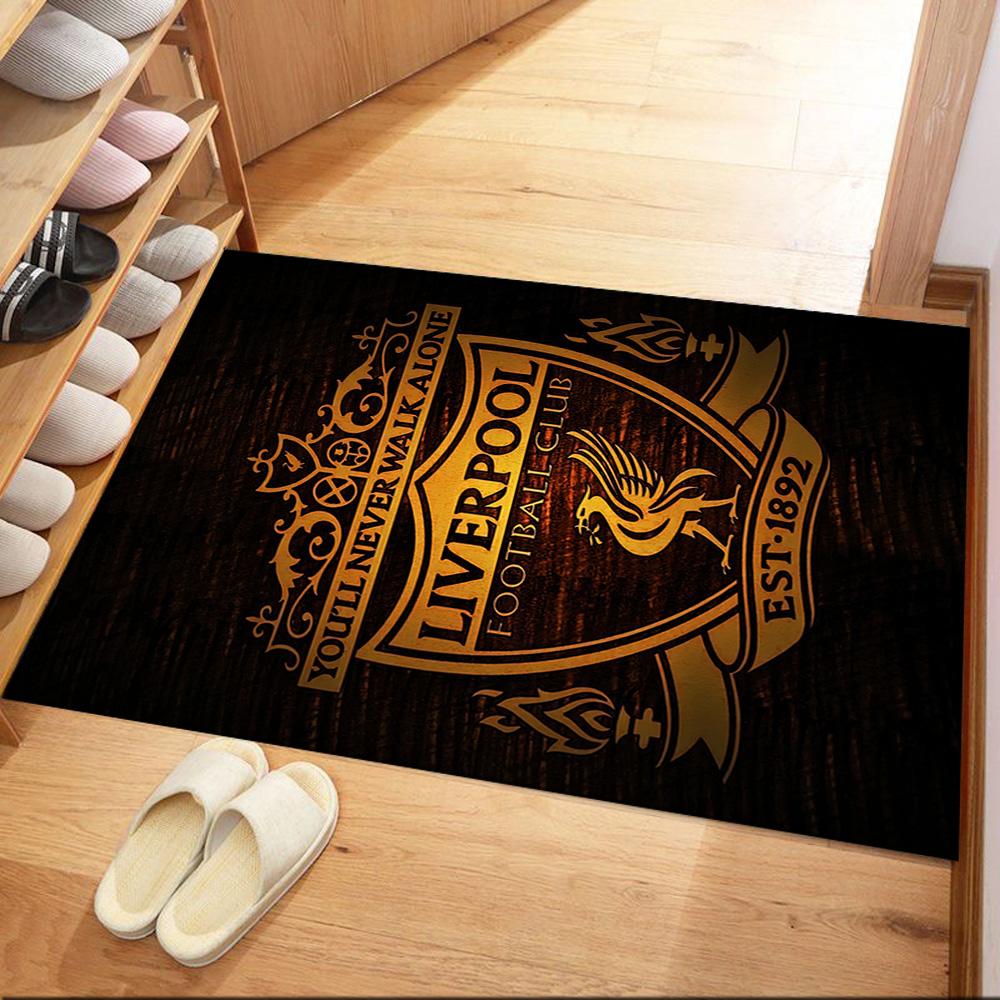 Liverpool Football Club Area Rug Suitable For Entryway Balcony Decorate Room Playrooms Antislip Rug Office Home Decor Perfect Gift For Womenmen