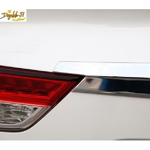 Для Honda Accord 2018- Хромированная накладка на крышку багажника задней двери