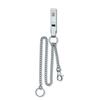 VICTORINOX Belt Hanger with Long Chain Key Ring Metal Belt Clip Simple Lightweight Waterproof Gift Silver 54cm Multi-Clip [] 4.1860