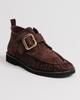 Boots with Buckle 738820 36 Brown Suede