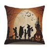 Хэллоуин Льняная Наволочка С Принтом Подушка Поставка Чехол для Подушки