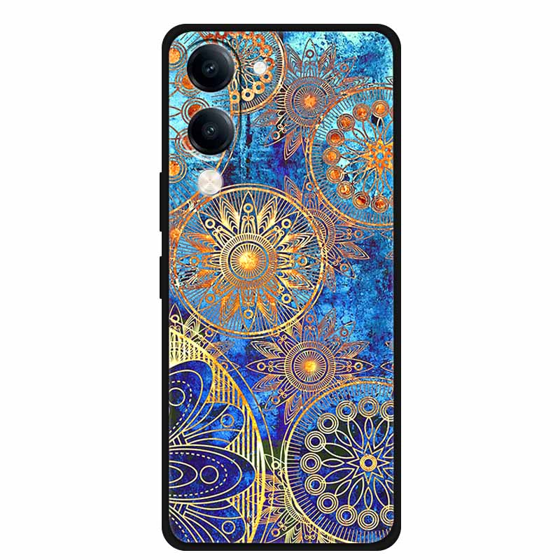 Чехол для Vivo Y29s Чехол для телефона Черный Силиконовый Мягкий Чехол для Vivo Y19s GT Чехол 6.74" Корпус Пылезащитный Coque VIVO Y19sGT Y29 S 5G