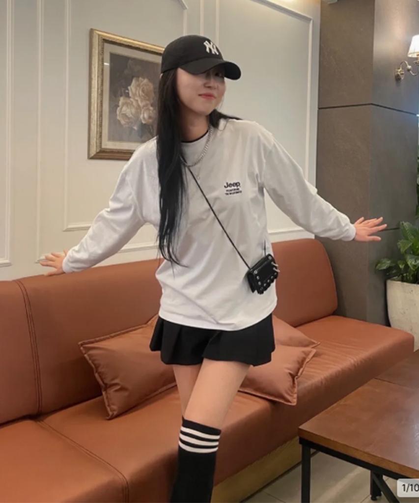JEEP [2Pack] 210G Single Airgram Long Sleeve T-Shirt (Jq5Tsu154Bk)