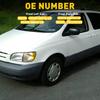 2x Внешняя ручка двери передняя левая и правая сторона Для Toyota Sienna 1998-2003 Белый