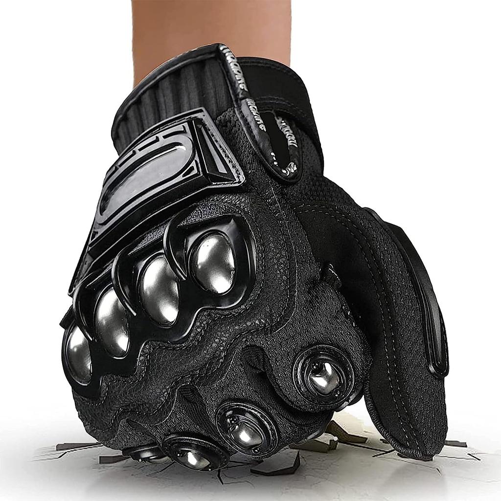 Danex Tactical Gloves Motorcycle Gloves Self Defense Gear Stainless Steel Hard Shell