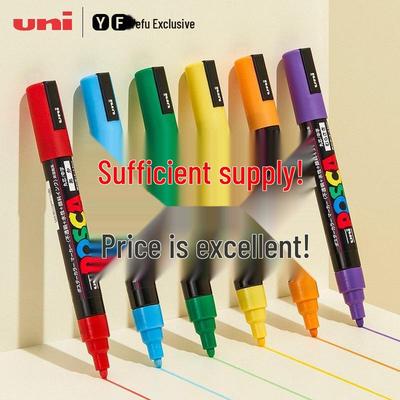Маркер-краска Mitsubishi UNI POSCA PC-5M Белый для плакатов - Для больших объемов обращайтесь в службу поддержки