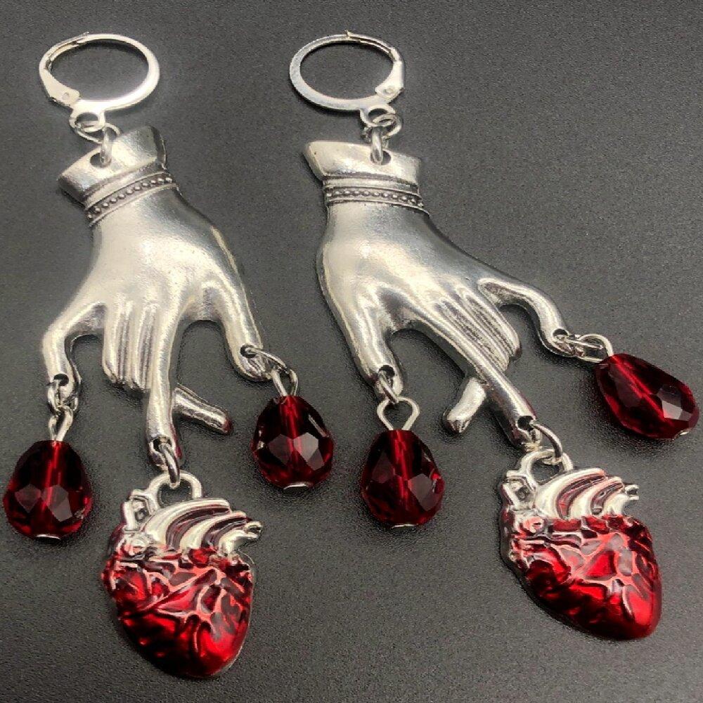 2 шт. Модные серьги-пусеты в виде черепа с розой на Хэллоуин, маленький нож, персонализированные микро-инкрустации, подходят для вечеринок, фестивалей, подарков-6061