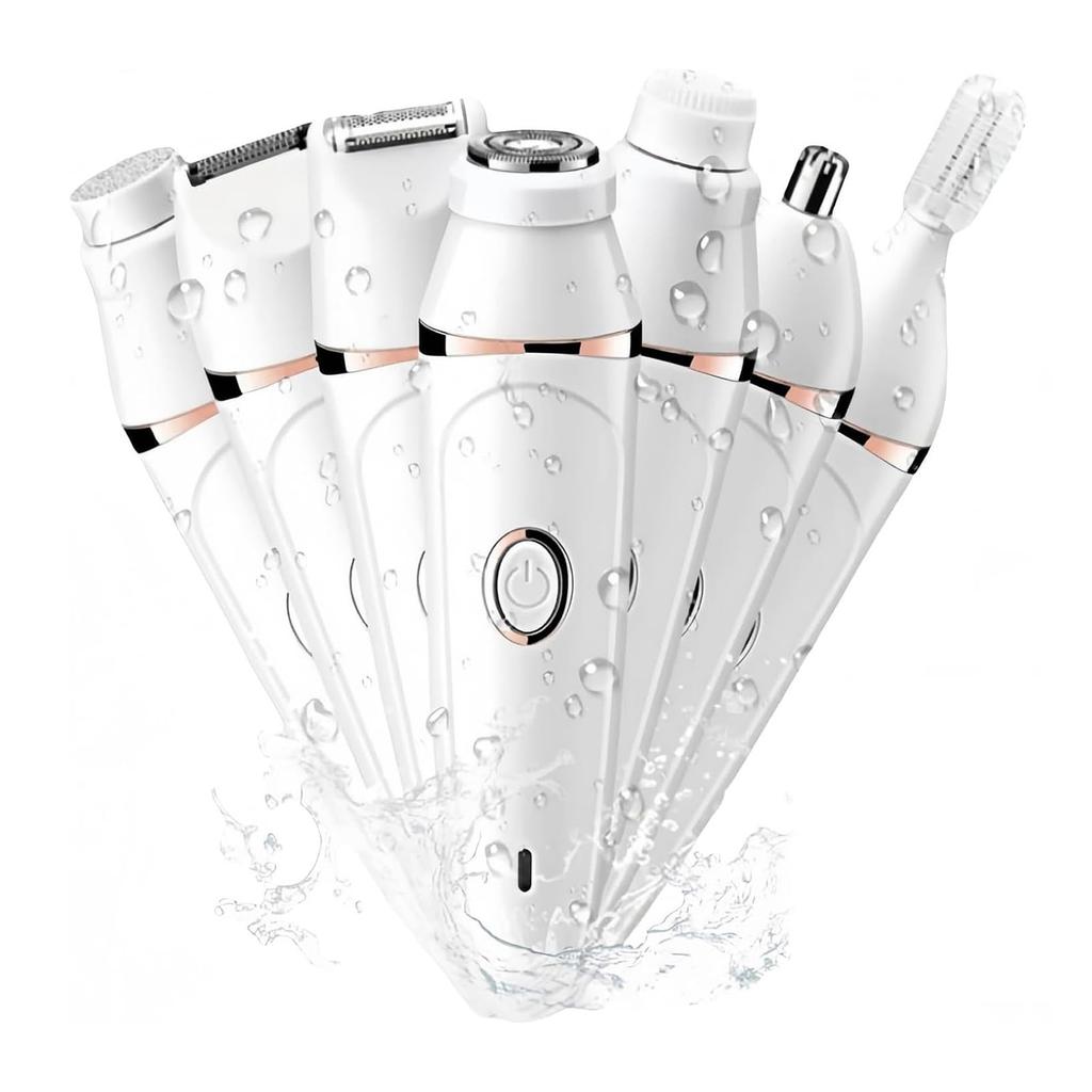 Женский эпилятор для лица, удаление волос на лице для женщин, бритва для тела 7 в 1, подходит для лица, тела, ног, подмышек (7 В 1)