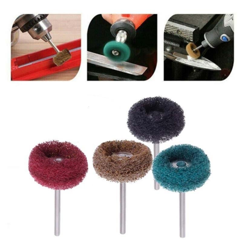 40 шт./компл. чистящих подушечек, комплект полировальных кругов, 1-дюймовый шлифовальный круг, удобный, практичный