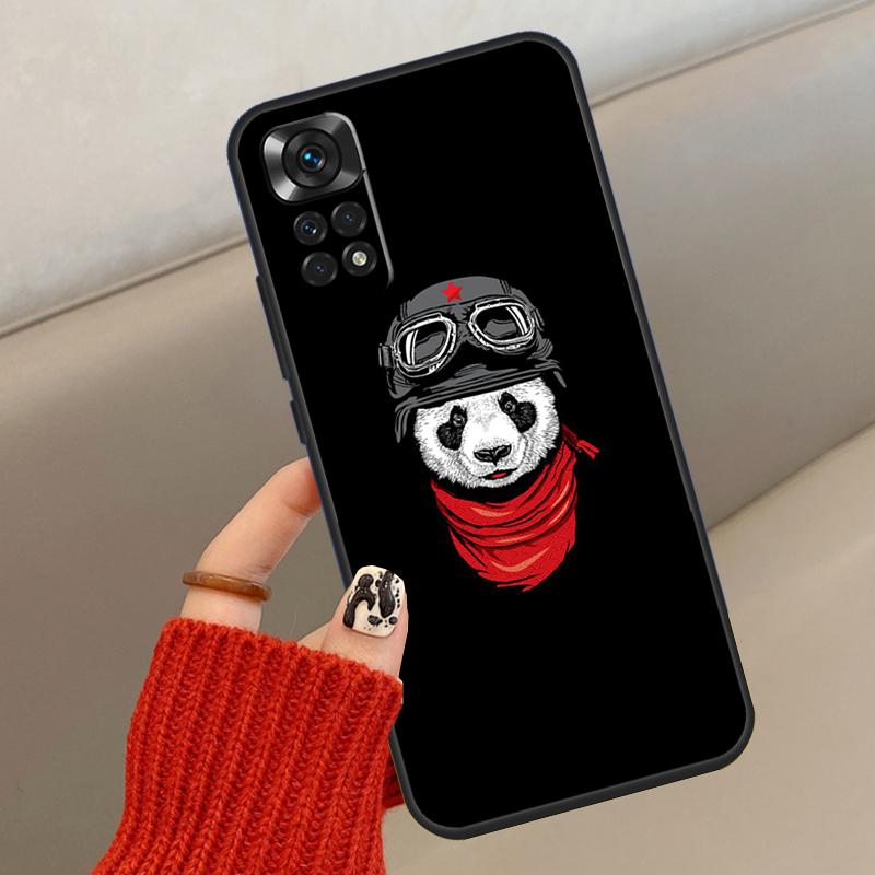 Мультяшный милый чехол-медведь панда для Xiaomi Redmi Note 14 13 12 10 11 15 Pro Plus Чехол для Redmi 15 15C 13C 10C 12C 14C