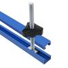 T Bolt Knob Kit - Miter Track Sliding Nut T-Slider T Slot T Bolt and Nut Set - T Screw and Plastic Knob Nut - Jigs Screw Fixture