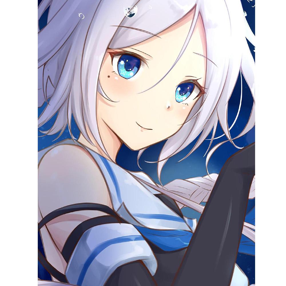 5D DIY круглая Алмазная картина Аниме Алмазная вышивка Полный домашний декоративный подарок