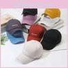 Letter Memorie Embroidered Baseball Cap Round Top Breathable Hat Adjustable Gift