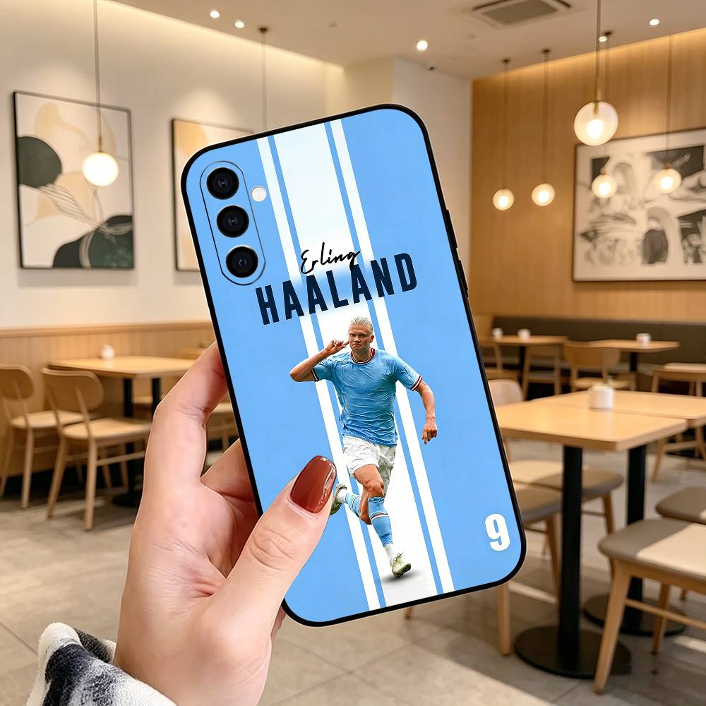F-Футбол E-Эрлинг Х-Холанд Чехол для телефона для Samsung Galaxy A73,A72,A71,A70,A53,A52,A51,Другие Мягкий черный чехол