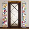 Door Couplet Banner 2pcs Chinese New Year Home Decor Hanging Decor