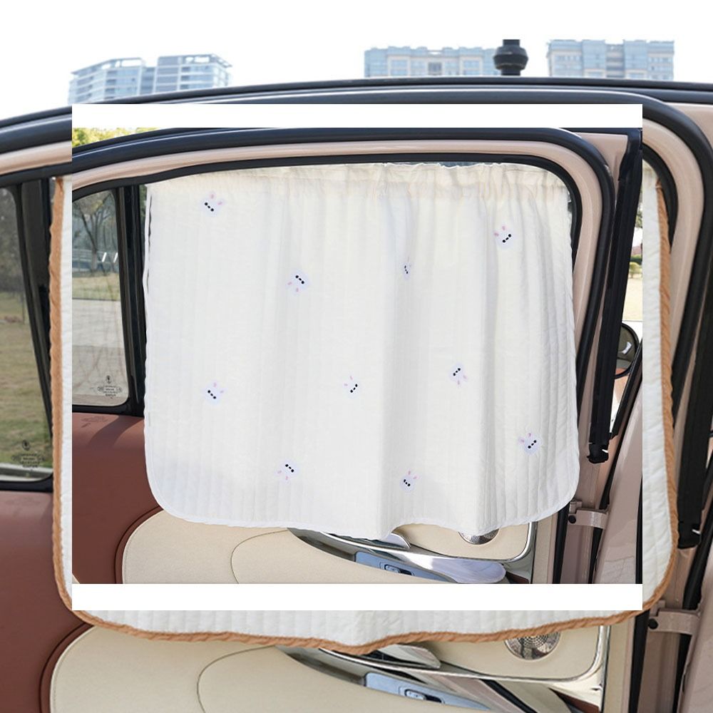 Хлопковая ткань вышитая автомобильная шторка солнцезащитный козырек теплоизоляция автомобильные шторки для защиты от посторонних глаз заднее сиденье