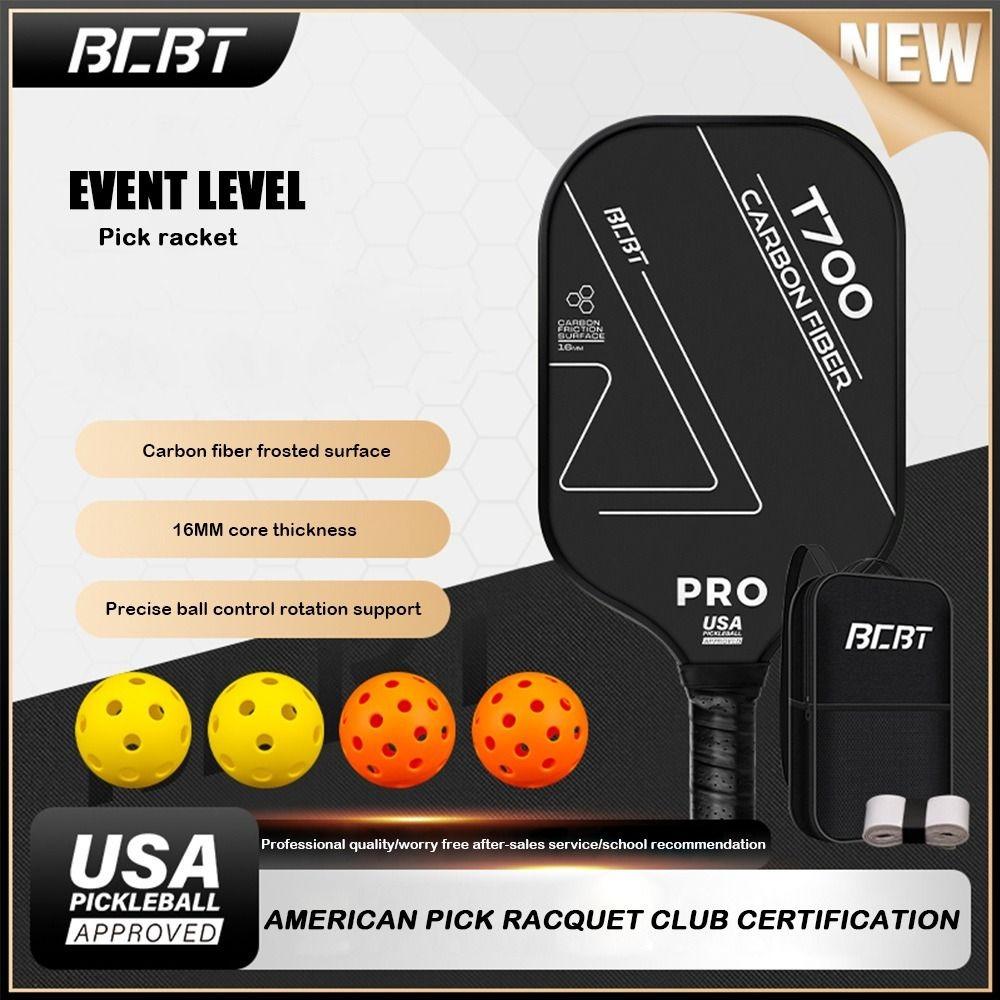 1pc Carbon Fiber Pickleball Rackets T700 Pickle Ball Paddle High Quality Pickleball Paddles