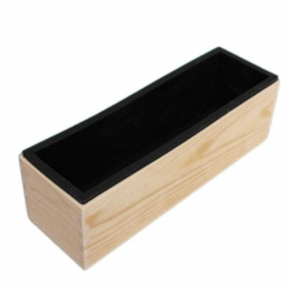 Деревянная коробка Силиконовая форма для мыла Прямоугольная форма Коробка для мыла Форма для тостов Аксессуары для выпечки