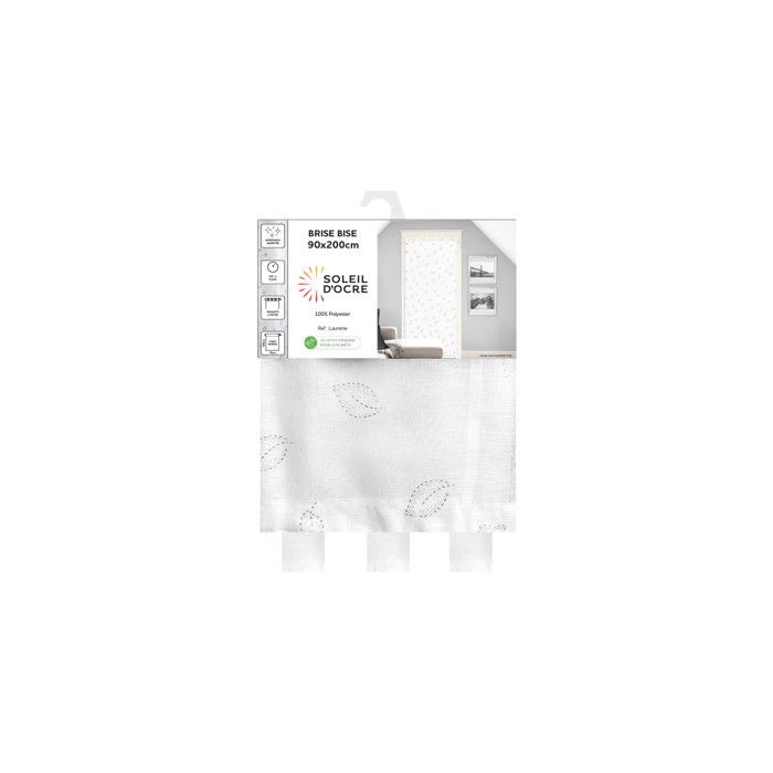 Brise bise 90x200 cm LAURENE, par Soleil d'Ocre