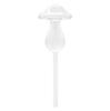 Mushroom Self Watering Spikes Glass Plant Waterer Clear Self Watering Devices Globes for Water Plants While Away