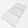 Stainless Steel Mat Net Grid Shape Rectangle Grill Grilling Mesh Net BBQ Tools Grill Mesh Net 30*20.5*1.5cm/41*20.5*1.5cm Parts