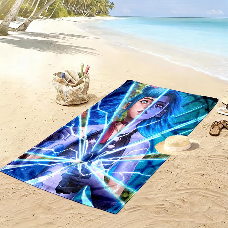 Fantasy Warriors Unite beach towel Outdoor camping soft Outdoor pool towel swim seaside printing Fashion Outdoor picnic beach mat