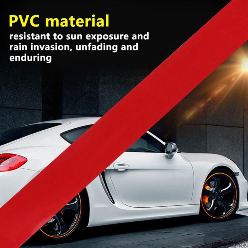 Светоотражающая предупреждающая лента 1 см * 5 м, наклейка, наклейка для автомобиля, мотоцикла, кузова автомобиля