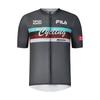 Fila Cycling Fashion Versatile Short Sleeve Knit Top Men Tops Dark-Gray A11M528503F-GY
