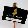 B-BENETEAU Микрофибровое одеяло Быстросохнущие пляжные полотенца Большой размер с принтом Супервпитывающее полотенце-одеяло для бассейна