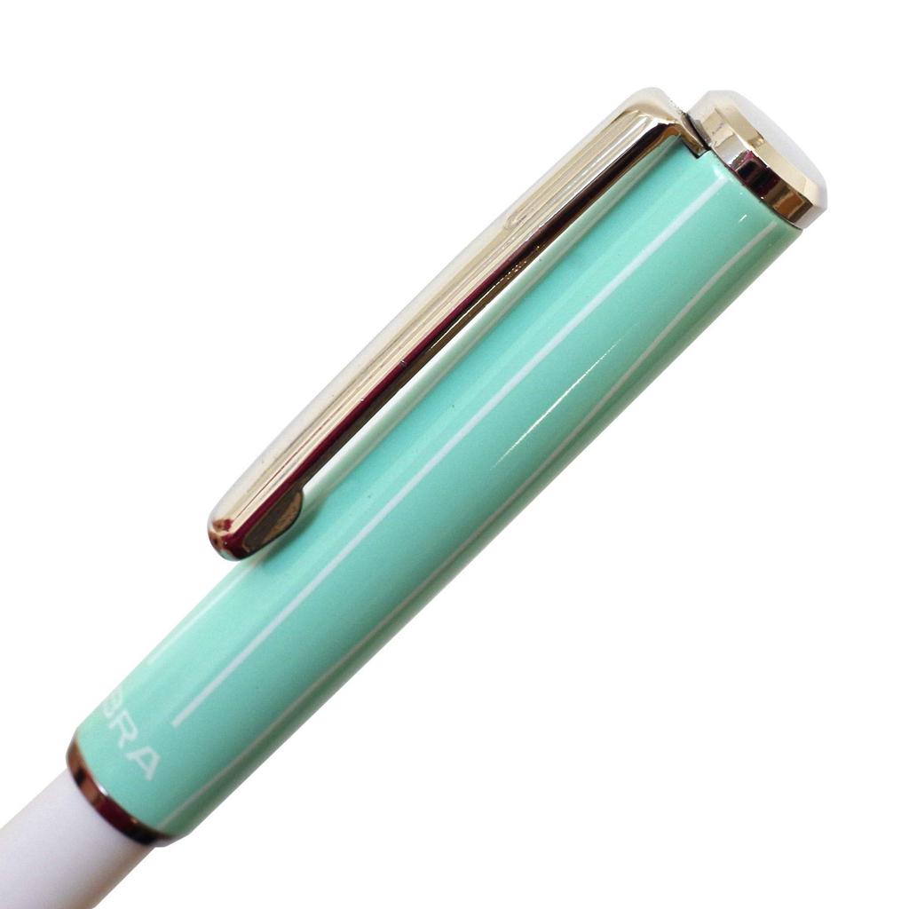 ZEBRA Ручка шариковая лимитированной серии BA56 со скользящим механизмом, масляная SL-F1mini (0.7mm) [Молочно-голубовато-зелёный]