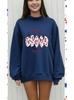 Autumn Women's Trendy High Neck Loose Hoodie - European and American Style