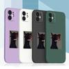 Samsung Galaxy A14 A24 A54 A34 для iPhone 11 12 13 14 15 Pro Max Xiaomi Redmi 13C Huawei Straight Edge Мягкий чехол для телефона NY5 Милый доберман-пинчер