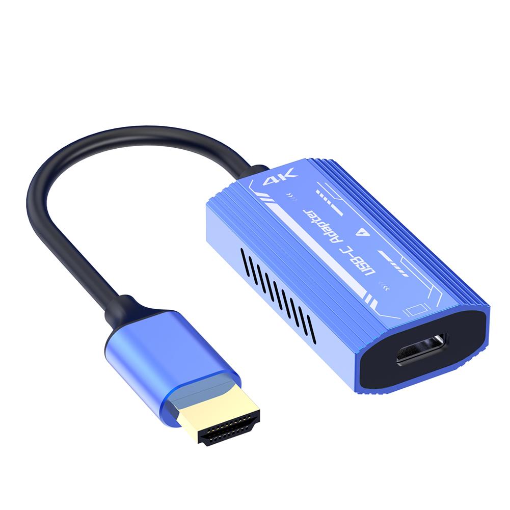 Хаб для AR-очков Мультиустройство Адаптер питания Type-C с поддержкой HDMI USB C в HDMI-видеоконвертер 4K60Hz для Xreal Rayneo Switch