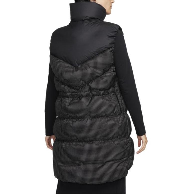 Nike Женская утепленная жилетка Windrunner для спорта, черная FN0031-010
