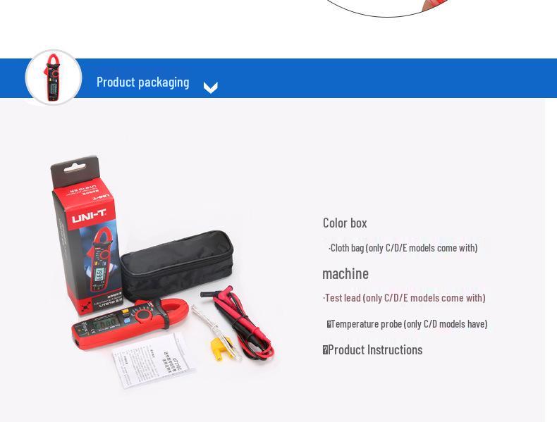 Uni-T UT210 Series Mini Digital Clamp Meter - AC Current Measurement