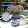 Round Thickened Plastic Flower Pot Tray with Drainage