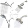 Stainless Steel Shower Head Silver Arm Bracket New Shower Arm  Bathroom Home Accessories