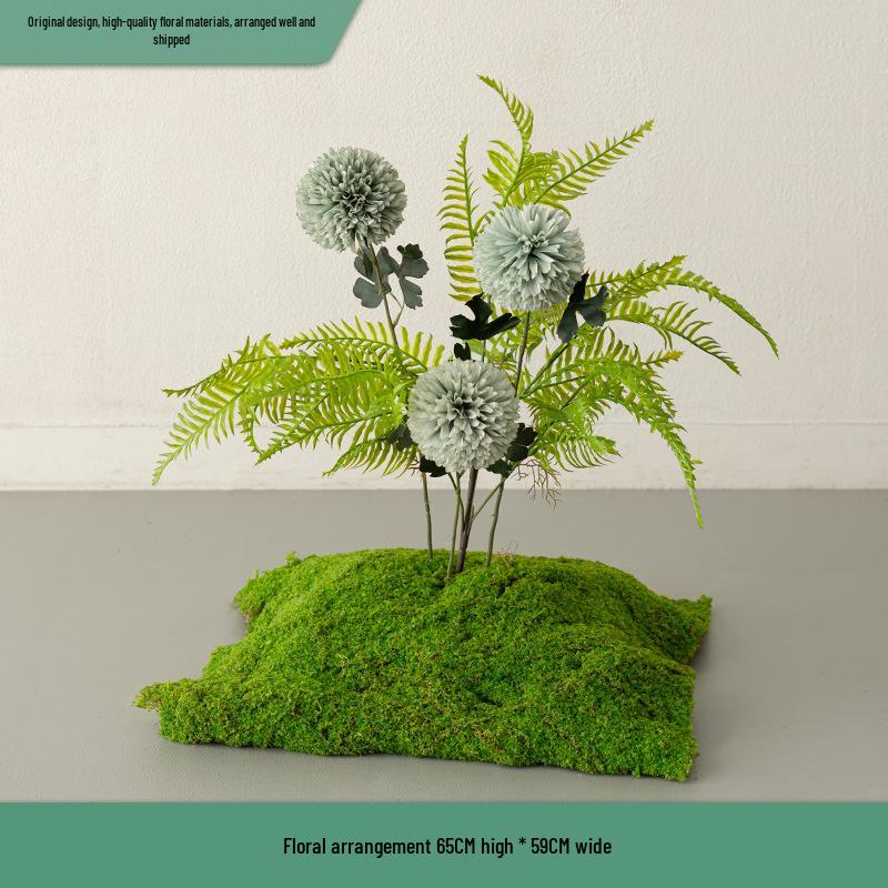 Искусственное цветочное оформление окна и декорации для ландшафта «Сад Моне»
