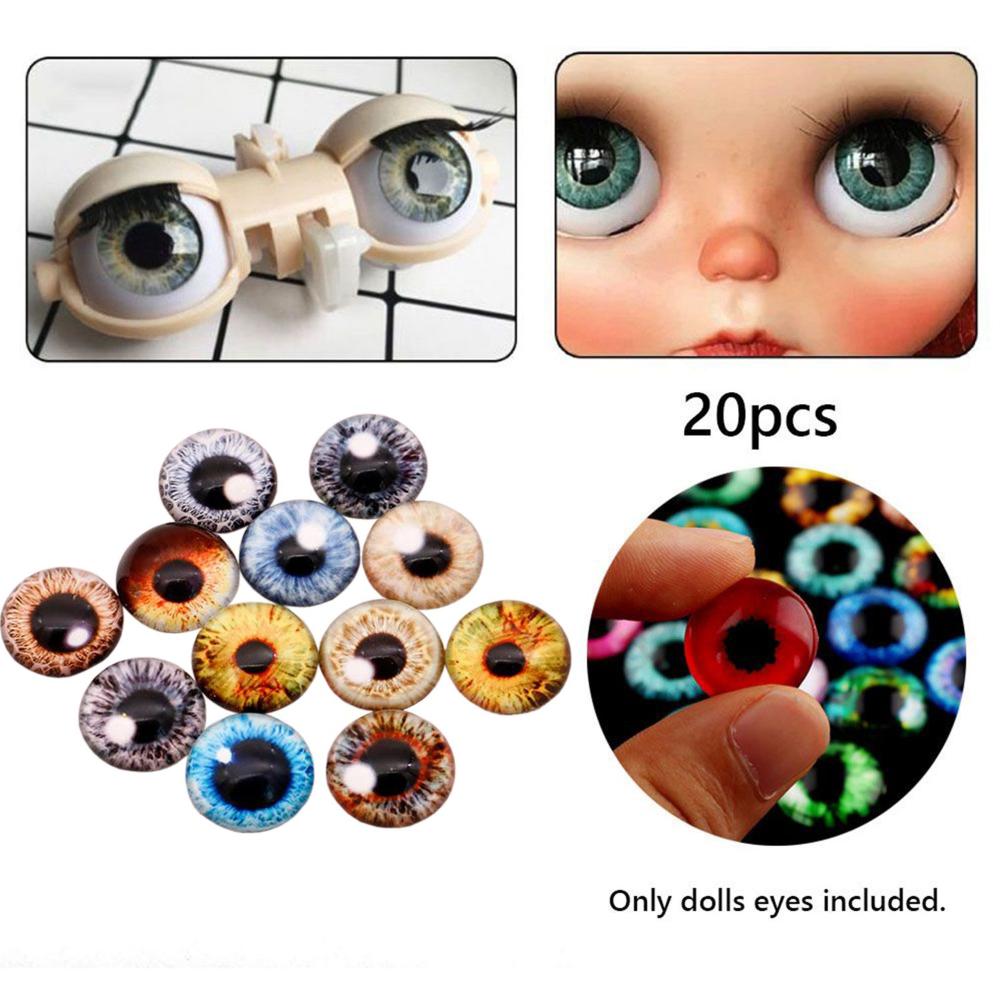 10pairs Funny Toy Animal Dinosaur DIY Crafts Eyeballs Glass Dolls Eyes Time Gem