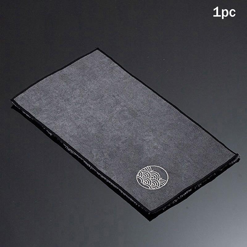 Water Absorption Tea Towel Tea Cloth Thickened Coffee Table Cloth Zen Teaware Towel Cotton Linen Rag Pad Tea Table Accessories