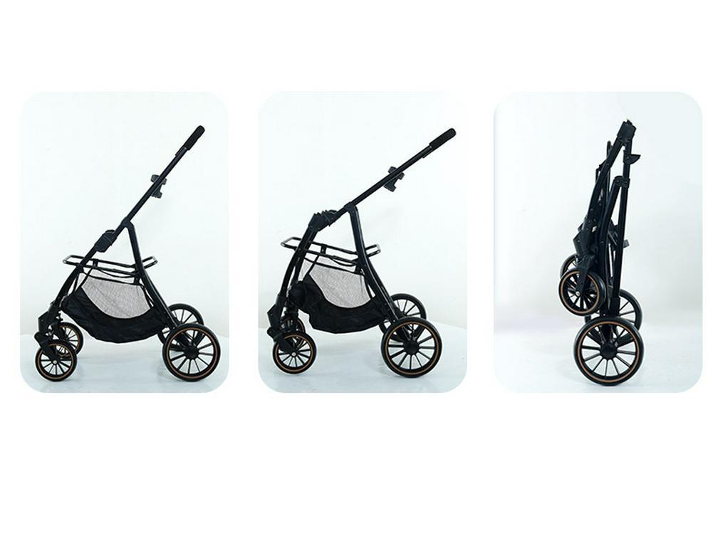 Lightweight Folding Pet Stroller for Small Dogs and Cats