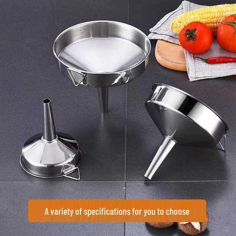 Stainless Steel Kitchen Funnel Set