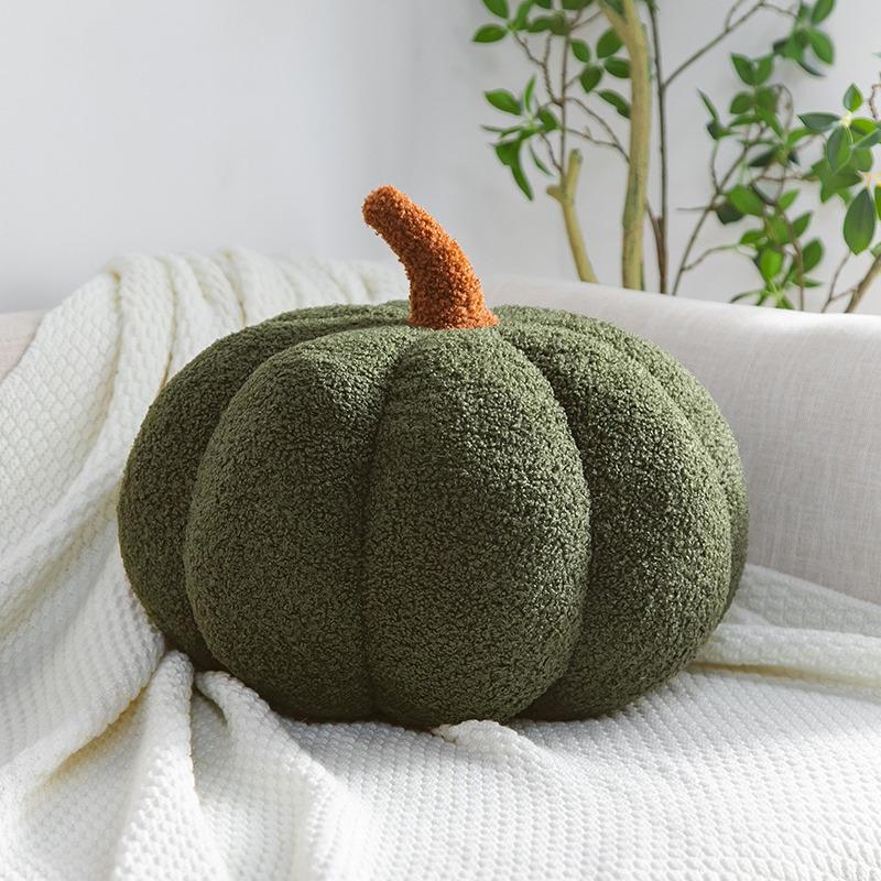 Pumpkin-Shaped Cushion: Versatile Sofa, Bed, or Decorative Pillow In Three Colors