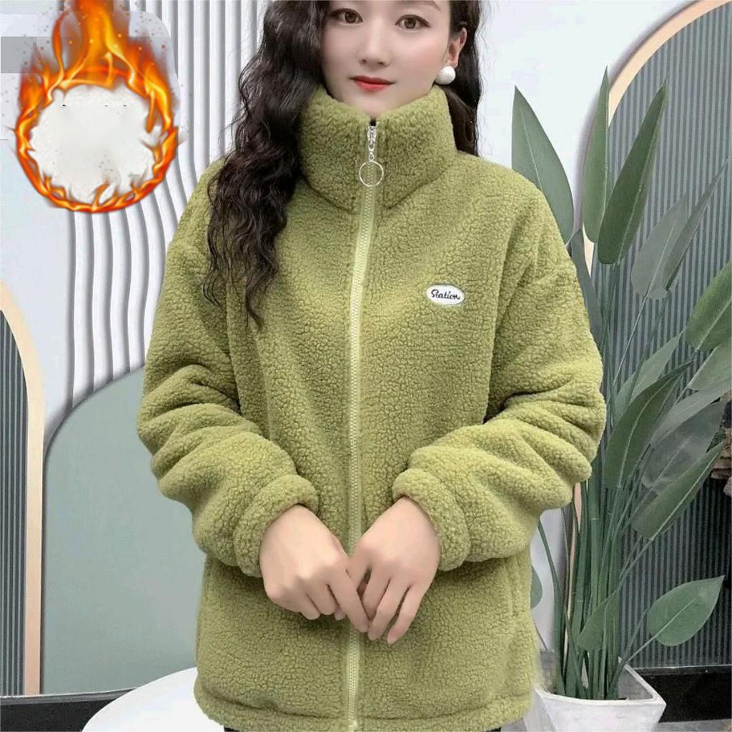 Зимнее женское пальто из овечьей шерсти, бархатная хлопковая куртка, женское пальто, утолщенное, теплая женская верхняя одежда, одежда для мам, большие размеры