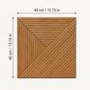 Slatted Acoustic Panel UV Printed 3D Wall Panel New Wall Sticker  Studio