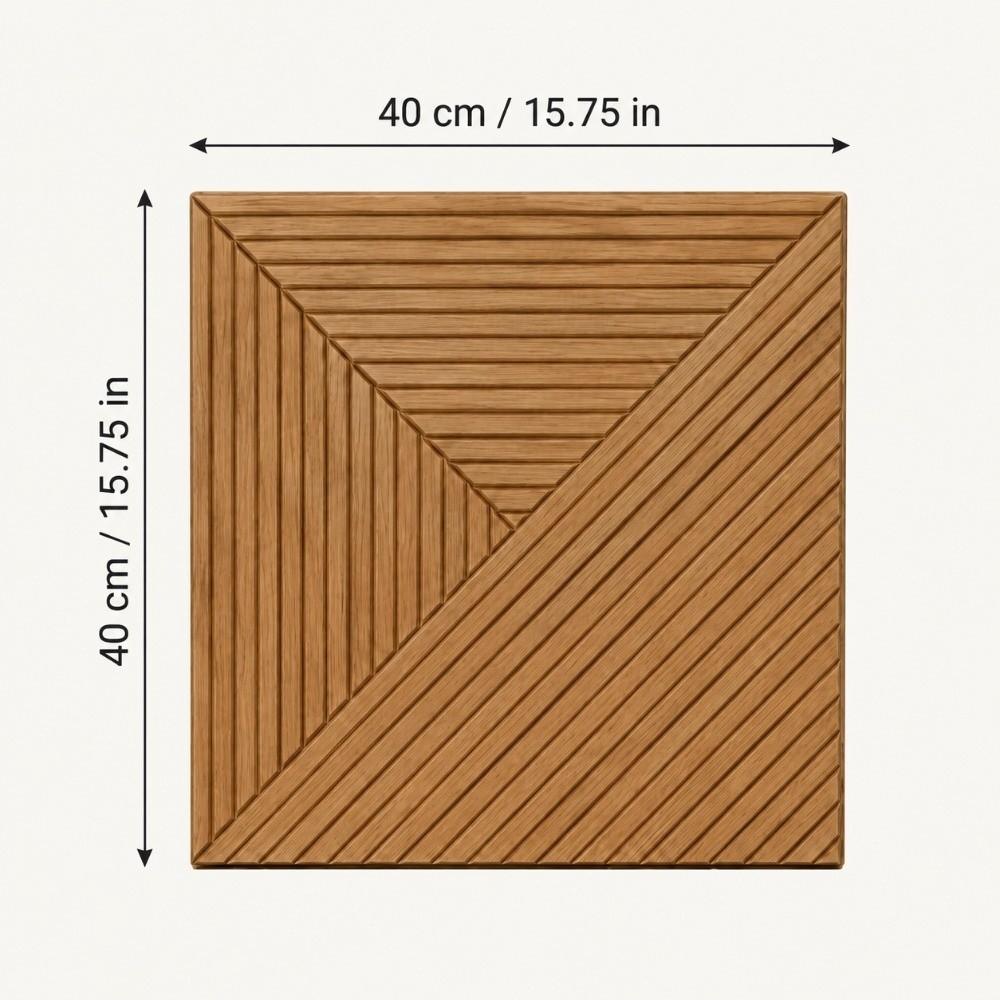 Slatted Acoustic Panel UV Printed 3D Wall Panel New Wall Sticker Studio