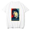 Унисекс Ретро Хип-хоп Футболка с Графикой Eminem из Чистого Хлопка