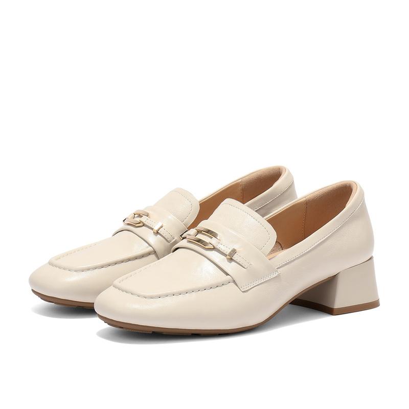 Senda Lefu Women's Autumn Commuting Shoes with Coarse Heel