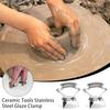 2 шт. зажим для глазури из нержавеющей стали эргономичный комфортный простой в очистке многофункциональный инструмент для нанесения цвета глазури