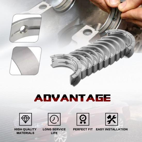 Main Rod Bearings Fits for 00-17 Buick Chevrolet Equinox Malibu GMC 2.4L